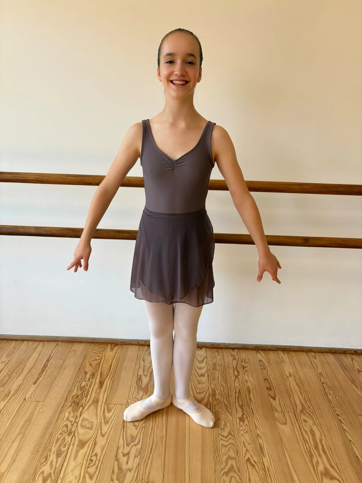 Justaucorps Evidence — Terre — tenue de danse cousue main