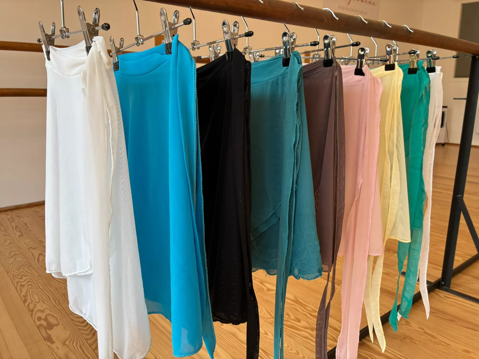 Jupette Harmonie — vue 2 — tenue de danse cousue main
