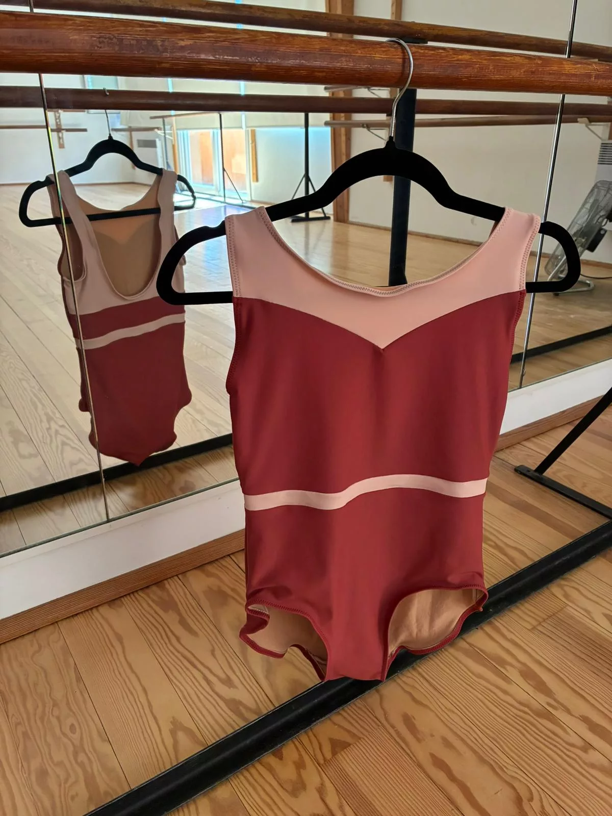 Justaucorps Tendresse — vue 2 — tenue de danse cousue main